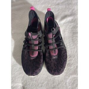 Nike Running Flex Contact Sz 8 Black/Fuchsia tennis shoe , tennis shoes